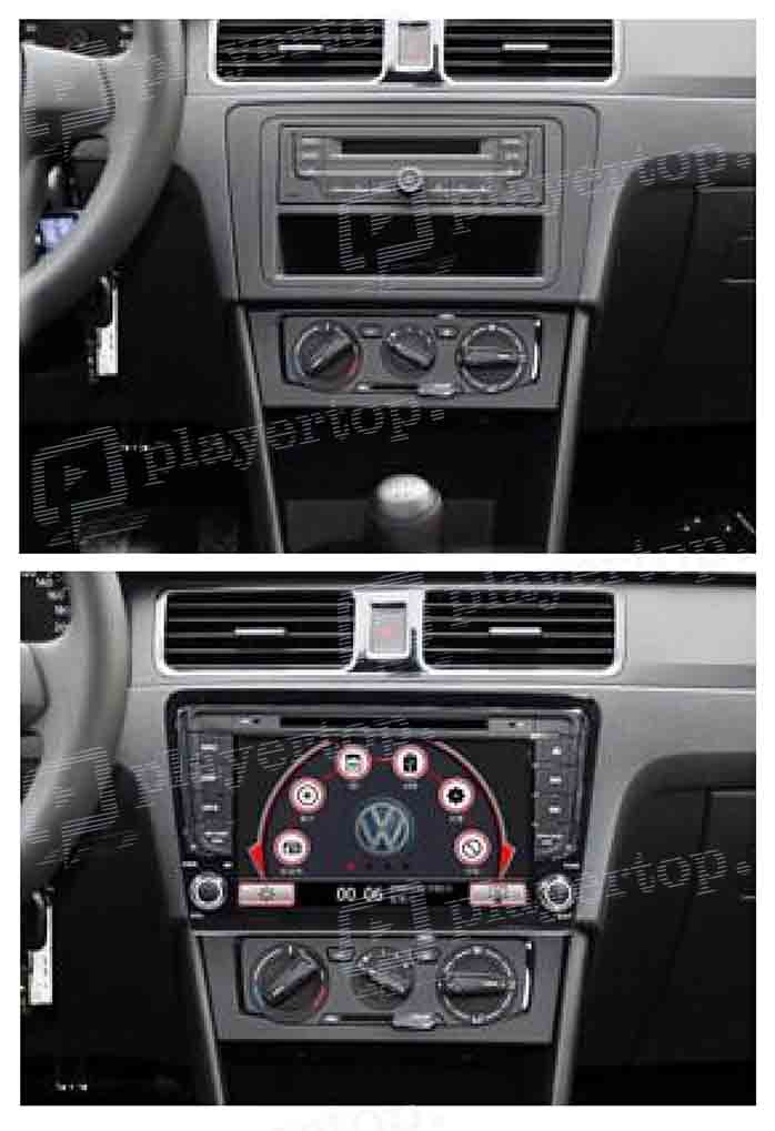 changement autoradio volkswagen santana 2013 2015